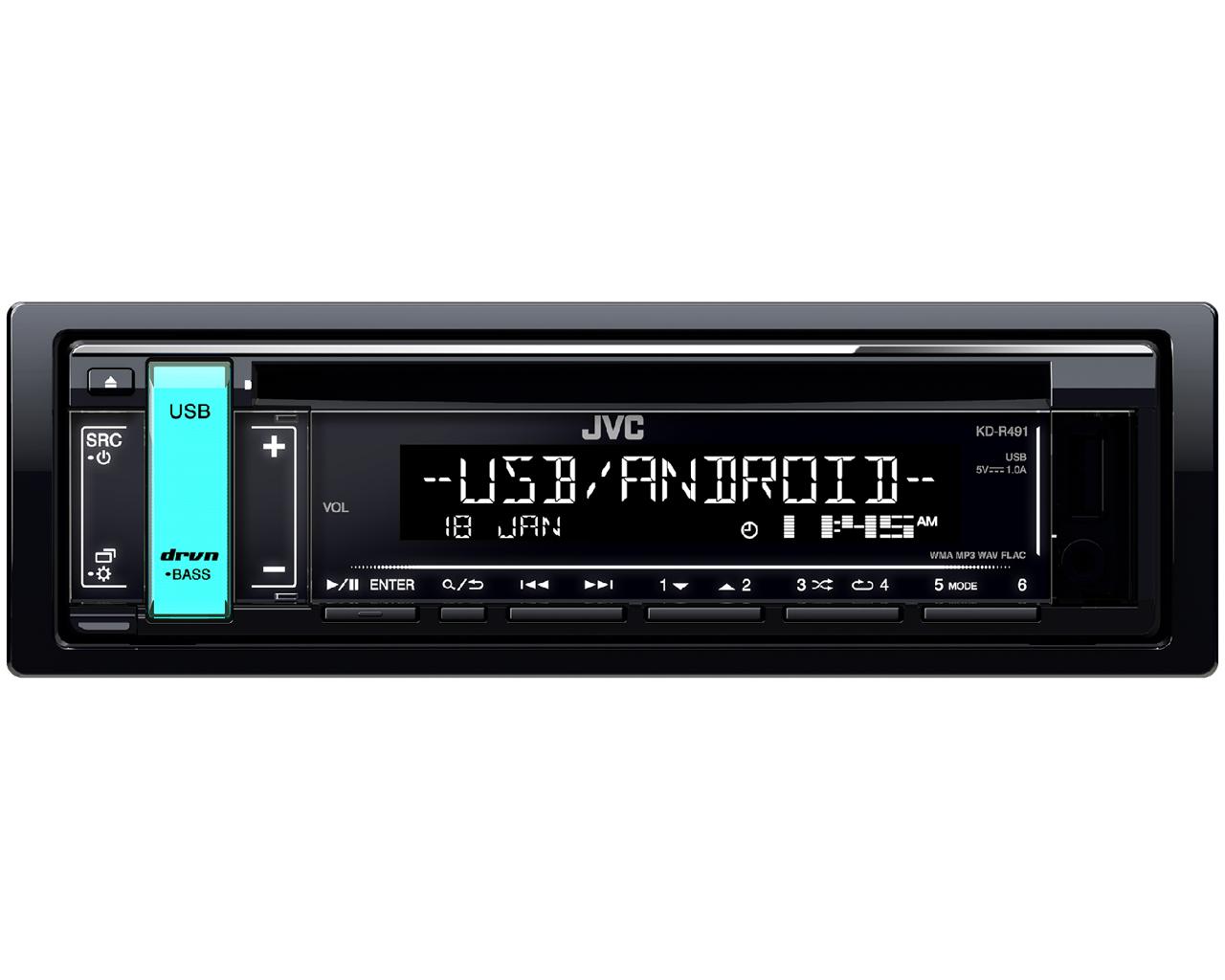 KD-R491 JVC ΡΑΔΙΟ MP3 CD USB MULTICOLOR